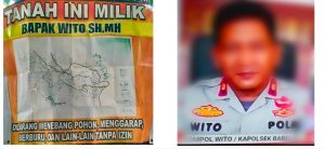 Lahan  Milik  Keluarga Besar, Alm. Taufik Kiemas Di Caplok Oleh Oknum Polisi Berpangkat Kompol