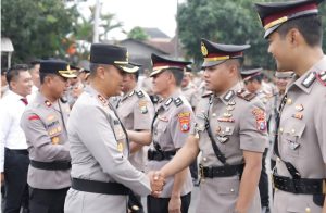 Polres Kediri Gelar Sertijab Pejabat Utama dan Kapolsek Jajaran