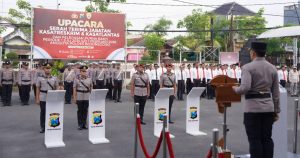 Serah Terima Pejabat Utama Polres Bojonegoro, Kasat Reskrim Dan Kasat Lantas