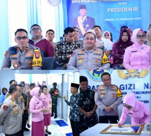 Presiden Prabowo Resmikan SPPG Polri, SPPG Bedilan Polres Gresik Ikut Diresmikan