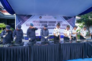 Pemusnahan Barang Bukti Hasil Razia Kanwil Pas Jatim Di Hadiri Kepala BNN Jatim