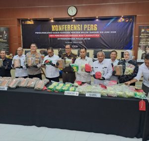 Ditresnarkoba Polda Jatim Ungkap 3.159 Kasus Juga Tangkap 4.061 Tersangka Serta Musnahkan Barang