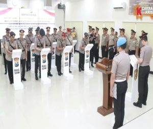 Mutasi Jabatan di Polres Nganjuk, Sejumlah Pejabat Utama dan Kapolsek Jajaran Jalani Sertijab